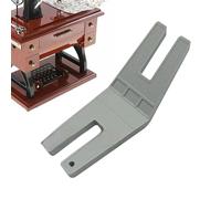 Button Plate Quilting Aid, Sewing Hump Jumper Tool, Machine Presser Foot Leveler, 7x2x0.4cm for Beginners, Seniors, Jeans, Repairs, Millinery Projects, Family Sewing Use