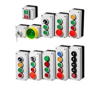 Button switch control box hand-held self starting button waterproof box electrical industrial emergency stop switch NWPNLXEA(6)