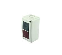 Button Switch PB-2 Self-reset Two Position Button box AC 250V 3A Amp ON/OFF Momentary electronic starter Control switch with box P231 NWPNLXEA