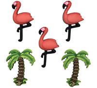 BUTTONS GALORE, INC Lot de boutons à thème flamant rose, taille unique