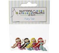 BUTTONS GALORE, INC Lot de Boutons sur Le thème, Sirènes mystiques, Taille unique