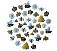 Buttons Galore Lot de 50 boutons de Noël pour loisirs créatifs, jaune