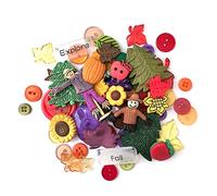 Buttons Galore Lot de Boutons de Couture d'automne