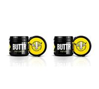 BUTTR Crème à Fiston - Lubrifiant à Base de Silicone - 500ml & Fisting Gel - Lubrifiant à Base d'Eau - 500ml