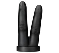 BUTTR Victory - Double doigt anal dildo (noir)