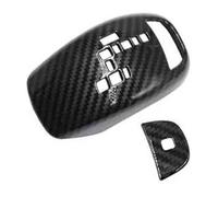 BUTUFYTR Recouvrement Décorative Couverture pour A&lfa pour Romeo pour Giulia pour Stelvio Garniture Couverture Autocollants D'intérieur pour Voiture Autocollants Décoration Levier Vitesse(Noir)