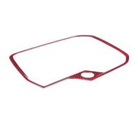 BUTUFYTR Recouvrement Décorative Couverture pour BMW Z4 G29 pour M2 pour M3 pour M4 pour M8 G87 G80 G81 G82 G83 F91 2019-23 Autocollant Couverture Panneau Vitesse Voiture(Rouge)