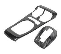 BUTUFYTR Recouvrement Décorative Couverture pour Camaro 2010-2015 Couvercle Décoratif Levier Vitesse Fibre Carbone ABS(Carbon Fiber C)