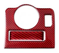 BUTUFYTR Recouvrement Décorative Couverture pour Mustang 2009-2014 Couvercle Protection Boutons Phares Voiture(Rouge)