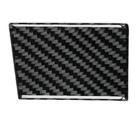 BUTUFYTR Recouvrement Décorative Couverture pour N&issan 350Z 2003-2009 Autocollant Garniture Panneau Boîte Rangement Copilote Fibre Carbone(Noir)