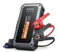 BUTURE Beta08 Démarreur de batterie portable 3000A - Démarreur de batterie 3 en 1 pour véhicules 12 V (jusqu'à 9,0 L essence / 8,5 L diesel), batterie externe 16 800 mAh, lampe LED grand angle à 4 mod