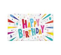 ButxeT Serviette, Serviette à Main, Chiffon de Lavage du Visage, Serviettes de Bain Douces pour Salle de Sport d'hôtel 40x70 cm,Joyeux Anniversaire