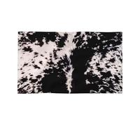 ButxeT Serviette, Serviette à Main, Chiffon de Lavage du Visage, Serviettes de Bain Douces pour Salle de Sport d'hôtel 40x70 cm,Peau de Vache Noir Blanc Vache