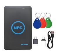 Butyge RFID Smart Chip Duplicator 5 Fréquences + NFC Reader Keychain 3xuid Copier HID 125K/IC/ID 13.56M 125K Token Writer Clone