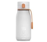 BuubiBottle Chauffe-lait portable pour bébé par Quark - Chauffe-biberon rechargeable USB pour lait maternel, eau et préparation, contrôle précis de la température jusqu'à 122 ºF - Chauffe-bébé