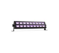 BeamZ BUV 293 Barre LED UV - 2x 9 LED UV, Puissance 3 Watts chacune, Faible Consommation, Bouton ON/OFF, Très Légère, Facile à Transporter, Idéale pour les Soirées à Thème et les DJs