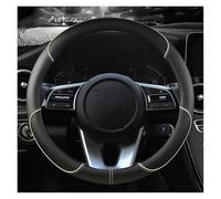 BUVBRJDR Couvre Volant Voiture, pour Mercedes Benz CLA Shooting Brake (X117) 2015-2018 Respirant Protege Volant Voiture Souple Durable Caches de Volant Accessoires Interieur Voiture,D-O