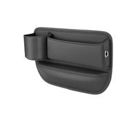 BUVBRJDR Pour Jaguar F-Pace F-Type Coupe I-Pace XE XF XJ XK E-Pace XEL XFL Organisateur de Siège Voiture, Remplisseur d'Espace de Console en Cuir PU, Boîte de Rangement Crevasse,B