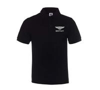 BUVBRJDR T-Shirt Hommes, pour Bentley Continental GT/Continental GTC 2003-2023 T-Shirt À Manches Courtes Doux Décontractés Manches Courtes Évacuant L'humidité Demi-Manches Manches Courtes,C-S
