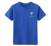BUVBRJDR T-Shirt Hommes, pour Tesla Model 3 2017-2024 T-Shirt À Manches Courtes Doux Décontractés Manches Courtes Évacuant L'humidité Demi-Manches Manches Courtes,D-XXL