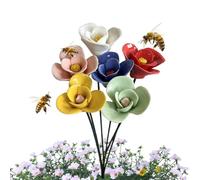 Buvette à Abeilles Bain d'oiseaux décoratif élégant en céramique