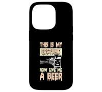 Buveur de bière amusant d'Halloween maintenant Give Me A Beer Coque pour iPhone 14 Pro
