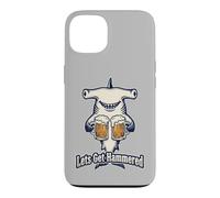 Buveur de bière en Forme de Requin martelé Lets Get Coque pour iPhone 13