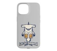Buveur de bière en Forme de Requin martelé Lets Get Coque pour iPhone 15