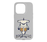 Buveur de bière en Forme de Requin martelé Lets Get Coque pour iPhone 15 Pro