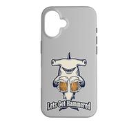 Buveur de bière en Forme de Requin martelé Lets Get Coque pour iPhone 16