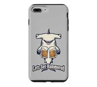 Buveur de bière en Forme de Requin martelé Lets Get Coque pour iPhone 7 Plus/8 Plus