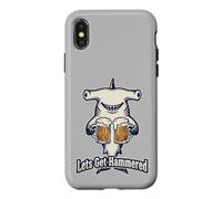 Buveur de bière en Forme de Requin martelé Lets Get Coque pour iPhone X/XS