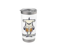 Buveur de bière en forme de requin martelé Lets Get Gobelet isotherme en acier inoxydable double paroi