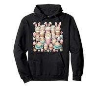 Buveur de café de Pâques, lapin de Pâques, design amateur de café Sweat à Capuche