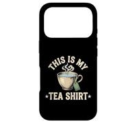 Buveur de thé Amusant avec Citation « This is My Tee » Coque pour iPhone 17 Pro