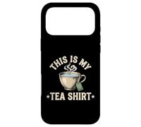Buveur de thé Amusant avec Citation « This is My Tee » Coque pour iPhone 17 Pro Max