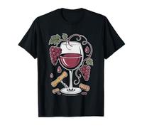 Buveuse De Vin Droole Conscience Soi Amoureuse du Rose T-Shirt