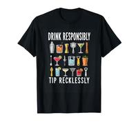 Buvez de manière Responsable Conseils imprudents Mixologie Outils Humour T-Shirt