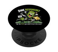 Buvez de manière Responsable Soyez la Boisson Que Vous Souhaitez Voir PopSockets PopGrip Adhésif