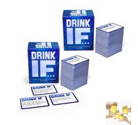 Buvez s'il y a Toujours Une Raison d'hydrater Le Jeu de Cartes, des Cartes multijoueurs pour la Nuit sans Sommeil, des Jeux de consommation d'adultes drôles - 300 Cartes avancées (2pcs)