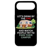 Buvons près du feu et regardons Les Gens garer Leur Camping-Car Coque pour iPhone Air