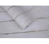 BUVU Film adhésif pour Meubles - Marron - Aspect Bois - 45 cm x 300 cm - Vintage - Imperméable - pour Meubles, Murs, armoires, Cuisines, Tables