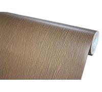 BUVU Film adhésif pour Meubles - Marron - Aspect Bois - 45 cm x 800 cm - Vintage - Imperméable - pour Meubles, Murs, armoires, Cuisines, Tables