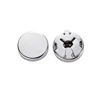 Buwei 1 Paire de Boutons de Manchette Ronde en Laiton pour la Chemise Formelle de Mariage pour Hommes