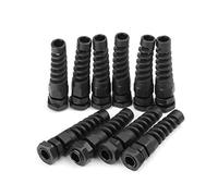 Buwei 10 pièces connecteurs de câble étanche M12 PG7 Protecteur de soulagement de la Tension en Spirale