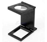 Buwei 10X loupe loupe Tissus de Bureau Couture Fil Mesure échelle Compteur Pliable