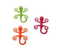 Buwei Gecko en plastique puissant quatre ventouses crochet crochet mural décoration salle de bain