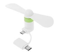 Buwei 2in1 Type C Micro USB Mini Ventilateur Refroidisseur pour téléphone Portable Samsung Xiaomi Huawei HTC