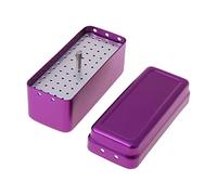 Buwei 3 Couleurs 72 Trous en Aluminium Autoclave stérilisateur boîtier Fraises désinfection Dentaire Endo fichiers Support boîte pour Outils de Soins bucco-dentaires