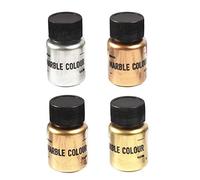 Buwei 4 Couleurs résine époxy Colorant Paillettes marbre métallique Pigment résine Bijoux Maki